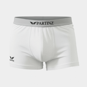 الرئيسية بوكسر بارتنز أبيض بشعار الماركة